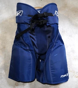 Reebok 5K Hockey Pants Senior Medium Mens 32-36 Blue Clean Odor Free - Picture 1 of 14