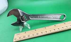 Vintage S-K SK Wayne 6" Adjustable Wrench Defiance OH Made in USA - Foto 1 di 8
