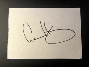 GAVIN HATINGS - SCOZZESE RUGBY UNION INTERNATIONAL - CARTELLINO BIANCO FIRMATO - Foto 1 di 1