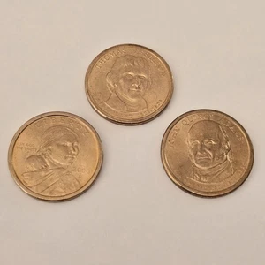 Sacagawea & President Coin Lot $1 Dollar Coin Thomas Jefferson John Quincy Adams - Picture 1 of 5