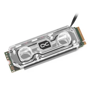Alphacool HDX Apex M.2 2280 SSD Kühler, ARGB - Acryl - Bild 1 von 3