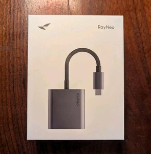 RayNeo USB-C to Glasses & Charging Adapter (XRAC-CHA01OS) – New Open Box - Picture 1 of 4
