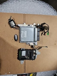 14-15 INFINITI Q50 37 Engine Computer BCM Key Set FOB ECU ECM 2WD Auto - Picture 1 of 5