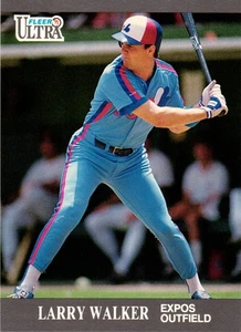 1991 Ultra Update #U-93 Larry Walker - Picture 1 of 2