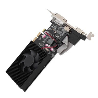 GT730 4GB GDDR3 128Bit Graphics Card With Cooling Fan PCIe 2.0 16X Gaming G OH - Image 1 of 4