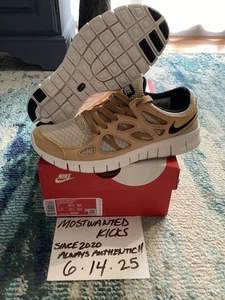 DS 2021 Nike Free Run 2 Rattan Wheat Women’s Sz 7/Men’s Sz 5.5 - Picture 1 of 10