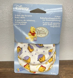 Vintage Winnie Puuh Baby kratzfreie Handschuhe (2) Paar NEU  - Bild 1 von 3