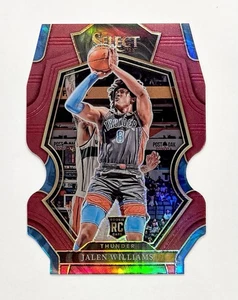 Jalen Williams 2022-23 Panini Select #167 Maroon Die-Cut /175 Rookie RC Thunder - Picture 1 of 2