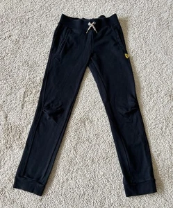 Puma X Ferrari Girls Activewear Jogger Pants XL Black Sweatpants Logo Pockets - Picture 1 of 4