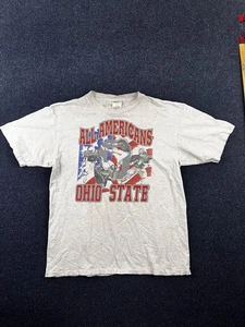 Vintage Ohio State Buckeyes Shirt Mens XL NCAA Football All Americans 90s Tee - Picture 1 of 15