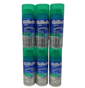 Gillette Series Sensitive Skin Shave Gel with Aloe - 70g - 2.5 oz - 6 Pack - Picture 1 of 3