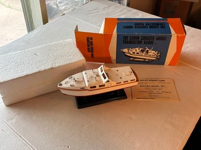 Radio transistor am barco crucero cabina vintage con caja Foto 1 de 4