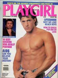 PLAYGIRL MAGAZINE AUG `1988 *10 SEXY ROCKERS * LEGENDARY GEORGE MICHAEL - Picture 1 of 1