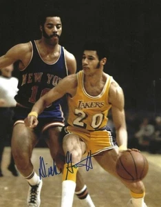 Signed 8x10 DICK GARRETT Los Angeles Lakers Autographed Photo w/COA - Picture 1 of 1