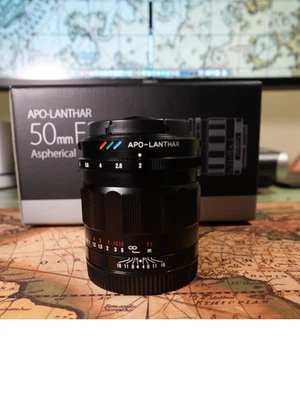 Voigtlander APO-LANTHAR 50mm f2 Aspherical Lens Sony E - Image 1 of 4