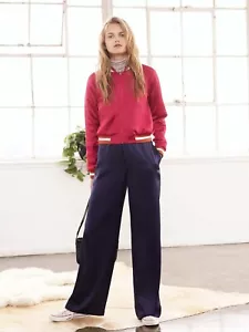 $345 Elizabeth & James Iven Black Satin Flare Wide Leg High Rise Dress Pants 6 - Picture 1 of 15