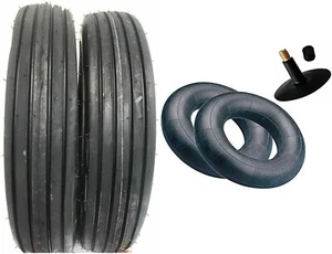 Two 600x16,6.00-16 Rib Implement Farm Tractor Tires W/tubes Disc, Do-all 6 Ply - Picture 1 of 1