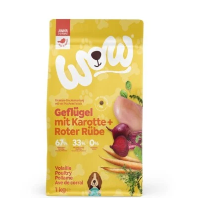 WOW Dog Minis Junior Geflügel 6 x 1 kg - Bild 1 von 4
