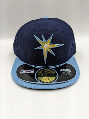 New Era 59Fifty Tampa Bay Rays Fitted Hat NWT Size 7 3/8 - Image 1 of 4