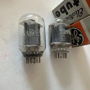 Pair 6GE5 Compactron Beam Power Pentode TV Audio Vacuum Tube Valve NOS - Picture 1 of 8