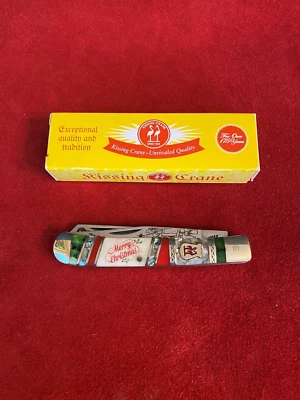 Navaja de Bolsillo Kissing Crane Christmas Trapper 2021 (KC5839) Edición Limitada Foto 1 de 4