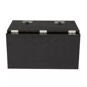 NEW-30 "Aluminum Five Pattern Toolbox Double Lock Black - Picture 1 of 10