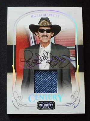 Richard Petty 2008 Donruss Celebrity Cuts Century Auto Autograph 18/50 NASCAR - Image 1 of 2