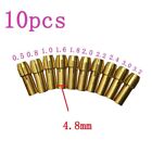 10Pcs Brass Drill Chuck Collet Bits 0.5-3.2mm 4.8mm Shank For Rotary Tool