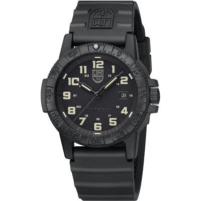 Reloj para hombre Luminox laúd tortuga marina gigante esfera negra correa de goma XS.0330 Foto 1 de 4