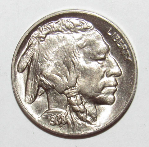 1938 D Buffalo Nickel CH BU (M17) Cover
