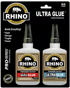 Kit Ultra Pegamento Rhino, Resistente 80 Gramos Transparente - Imagen 1 de 6