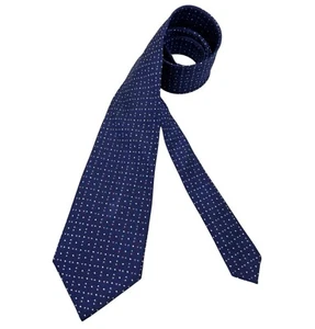ALEXANDER JULIAN Blue Geometric Silk LUXURY Tie HANDMADE USA - Picture 1 of 4