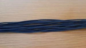 Round Elastic Cord For Sewing Beading Crafts Hats Black White Choose 1mm 2mm 3mm - Picture 1 of 5