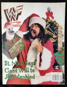 WWF Magazine DECEMBER 1999 Mick Foley Mankind WCW WWE ECW AEW NWO TNA Wrestling - Picture 1 of 5