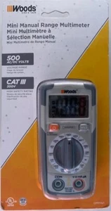 Woods DMMW1 Subcompact Digital Multimeter 500 AC/DC Volts CATlll 300V - Picture 1 of 1
