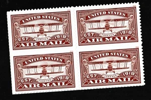 US 5282 Centennial Air Mail Red F block 4 MNH 2018 - Picture 1 of 1