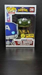 Funko Pop! Vinyl: Marvel - Civil Warrior - (Glow , Green) - Hot Topic... - Picture 1 of 4