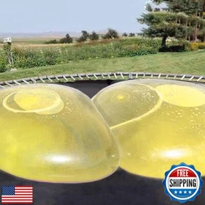 47 Inch Giant Water Bubble Ball, Inflatable Water-Filled Ball Soft Rubber Bal - Picture 1 of 4