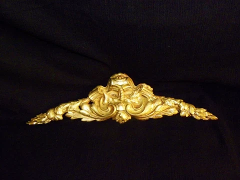 Superb Antique French Large Bronze Pediment Scroll 19 Th.c Napoleon III Louis XV Cover