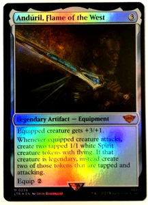 MTG Anduril, Flame of the West *FOIL* The Lord of the Rings 0236 NM - Picture 1 of 6