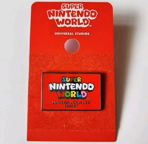 NEW Universal Studios Epic Universe Super Nintendo World Orlando Resort Red Pin - Picture 1 of 2