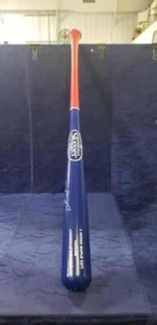 Christian Pache Signed Auto Rare Red Blue Louisville Slugger Bat BAS COA - Picture 1 of 6