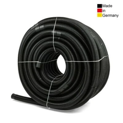 POOL TOTAL 12m Schwimmbad Schlauch, schwarz Ø 32mm (1 1/4') Pool Schwimmbadschlauch