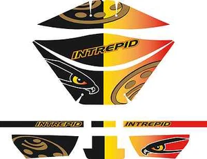 INTREPID STYLE ROTAX AIRBOX STICKER KIT - KARTING - Picture 1 of 3