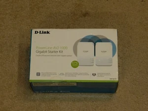 D-Link PowerLine AV2 1000 Gigabit Starter Kit DHP-601AV NUOVO - Foto 1 di 1