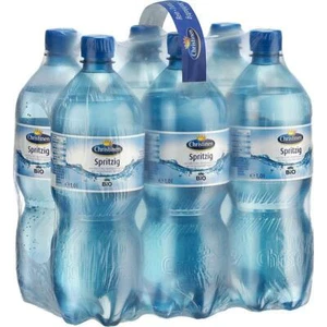 Christinen Spritzig Mineralwasser Pet, 6er Pack, Einweg (6 x 1 l) … - Bild 1 von 6