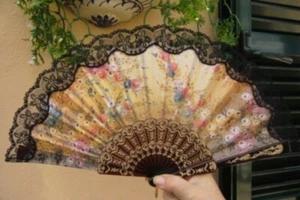 ORIGINAL spanischer FLAMENCO SPITZEN Fächer Nr.567 - 9T +++++++++++ - Picture 1 of 1
