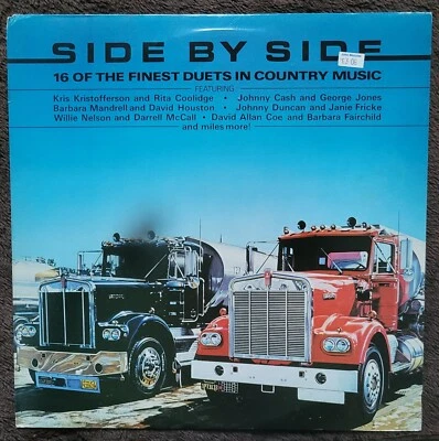 VARIOUS - SIDE BY SIDE.  1980 UK COUNTRY FOLK COMPILATION 12" L.P. - Image 1 of 4