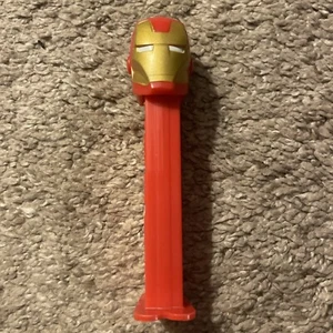 Disney Marvel Superhero Iron Man Pez Dispenser Footed - Picture 1 of 5
