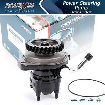 BRAND NEW, POWER STEERING PUMP FIT ISUZU NPR NQR 4HE1 4HF1 4HG1 4.3L 4.6L 4.8L - Image 1 of 3